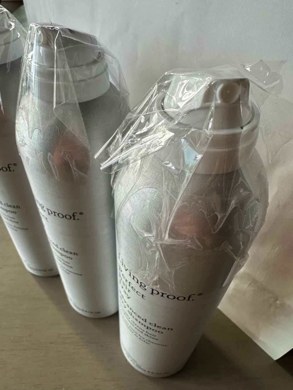 (3) 9.9oz 335ml each Living Proof Perfect Hair Day Advanced Clean Dry Shampoo - Picture 2 of 3